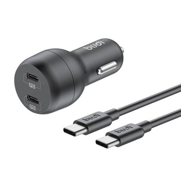Dual PD Car Charger USB-C to Lightning Cable