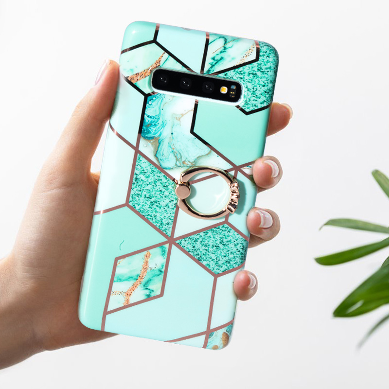 Marble case with ring